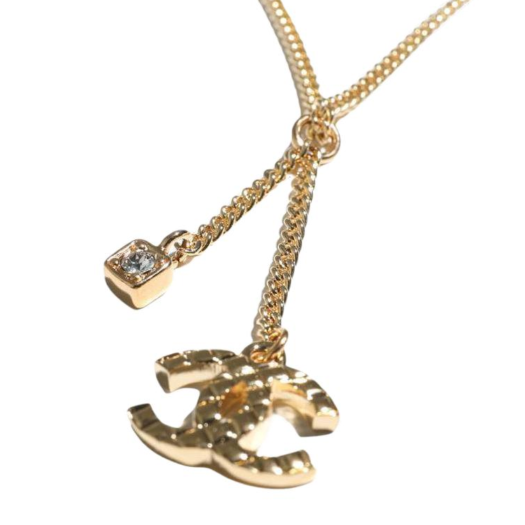 CHANEL Metal Necklaces Women's Gold