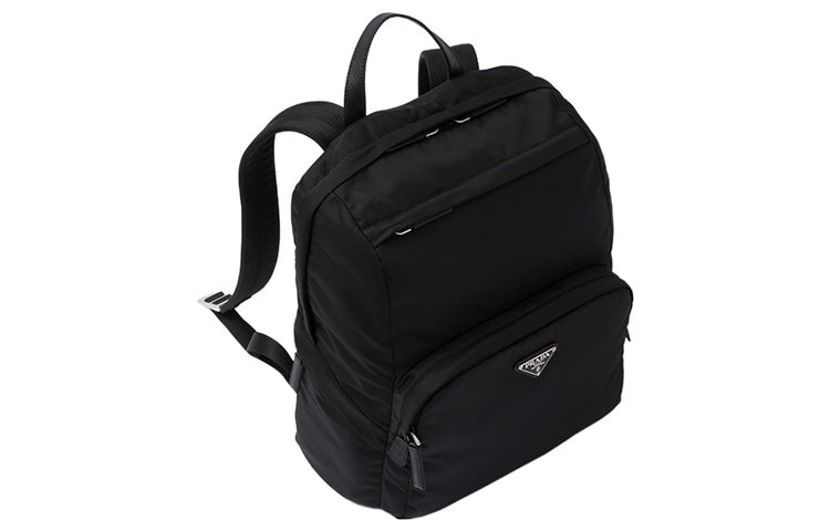 PRADA Re-Nylon Fabric Backpack Medium Size Men's Black