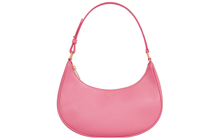 CELINE AVA Smooth Cow Leather Shoulder Bag Handbag Shoulder Bag Women's Vibrant Pink