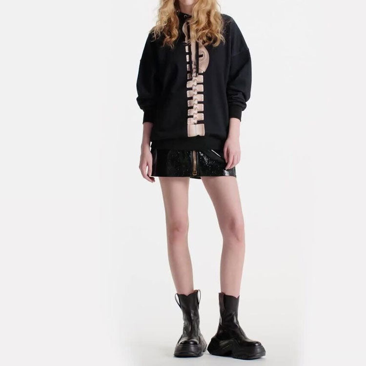 LOUIS VUITTON Zipper Print Hoodie