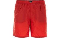 PRADA Triangle-Logo Mid-Rise Swim Shorts