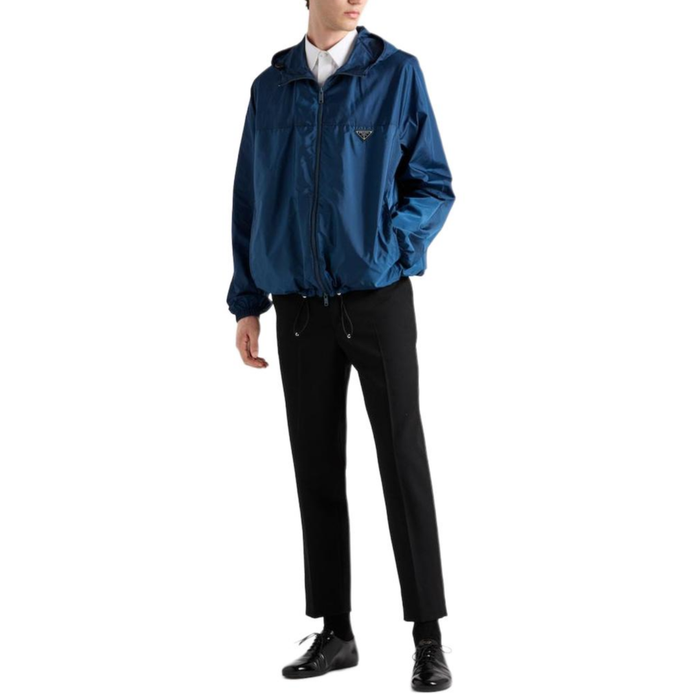 PRADA Triangle Logo Zipped Jacket