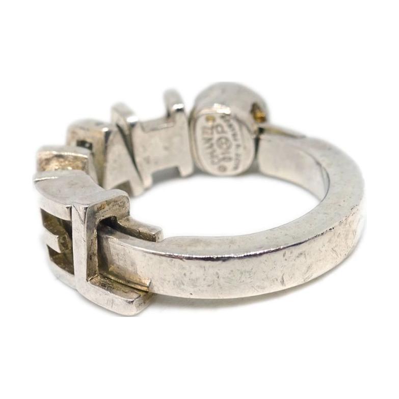 CHANEL 2001 Logo lettering Ring