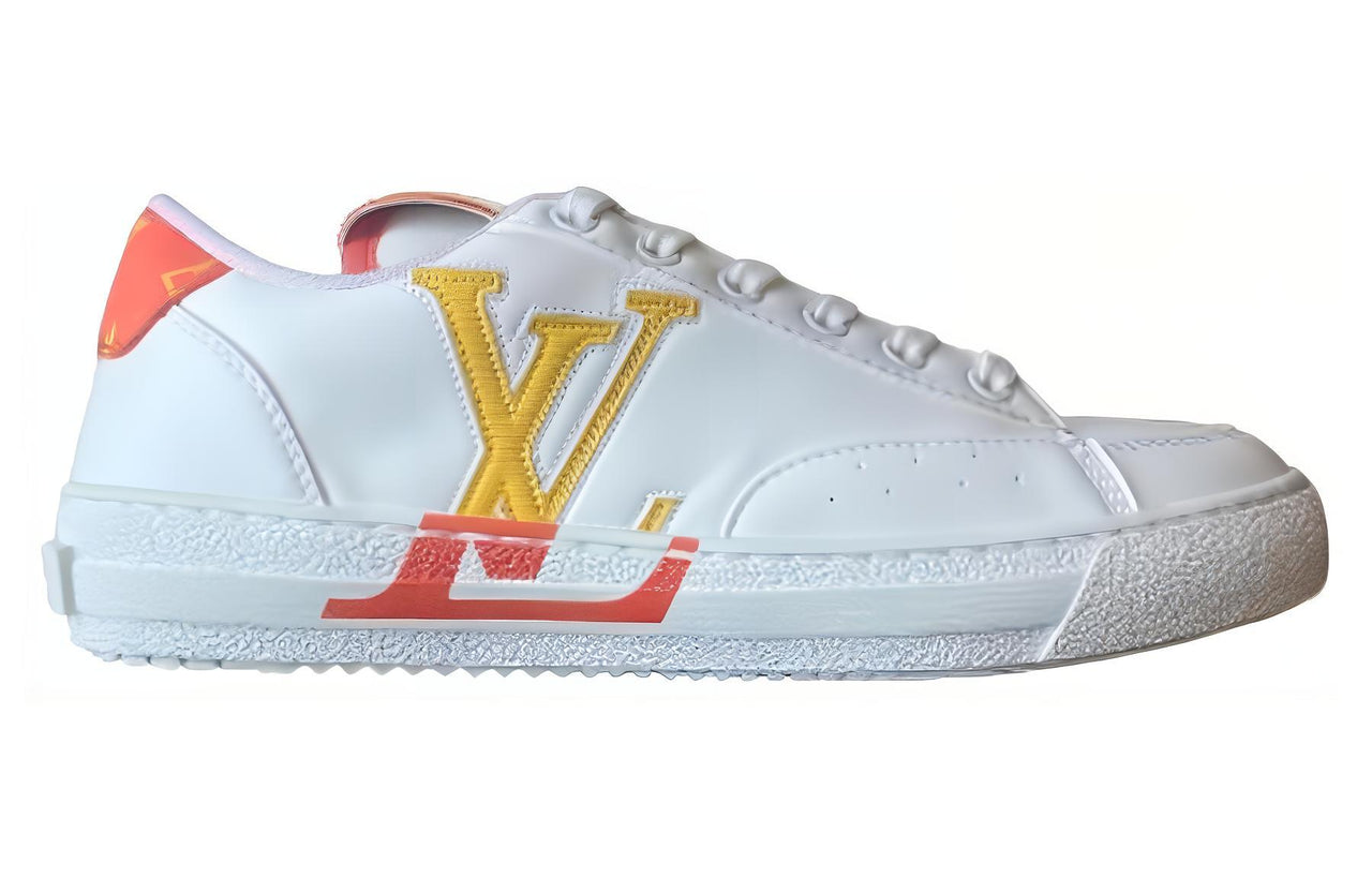 LOUIS VUITTON Low-Top Skateboard Shoes Women's White