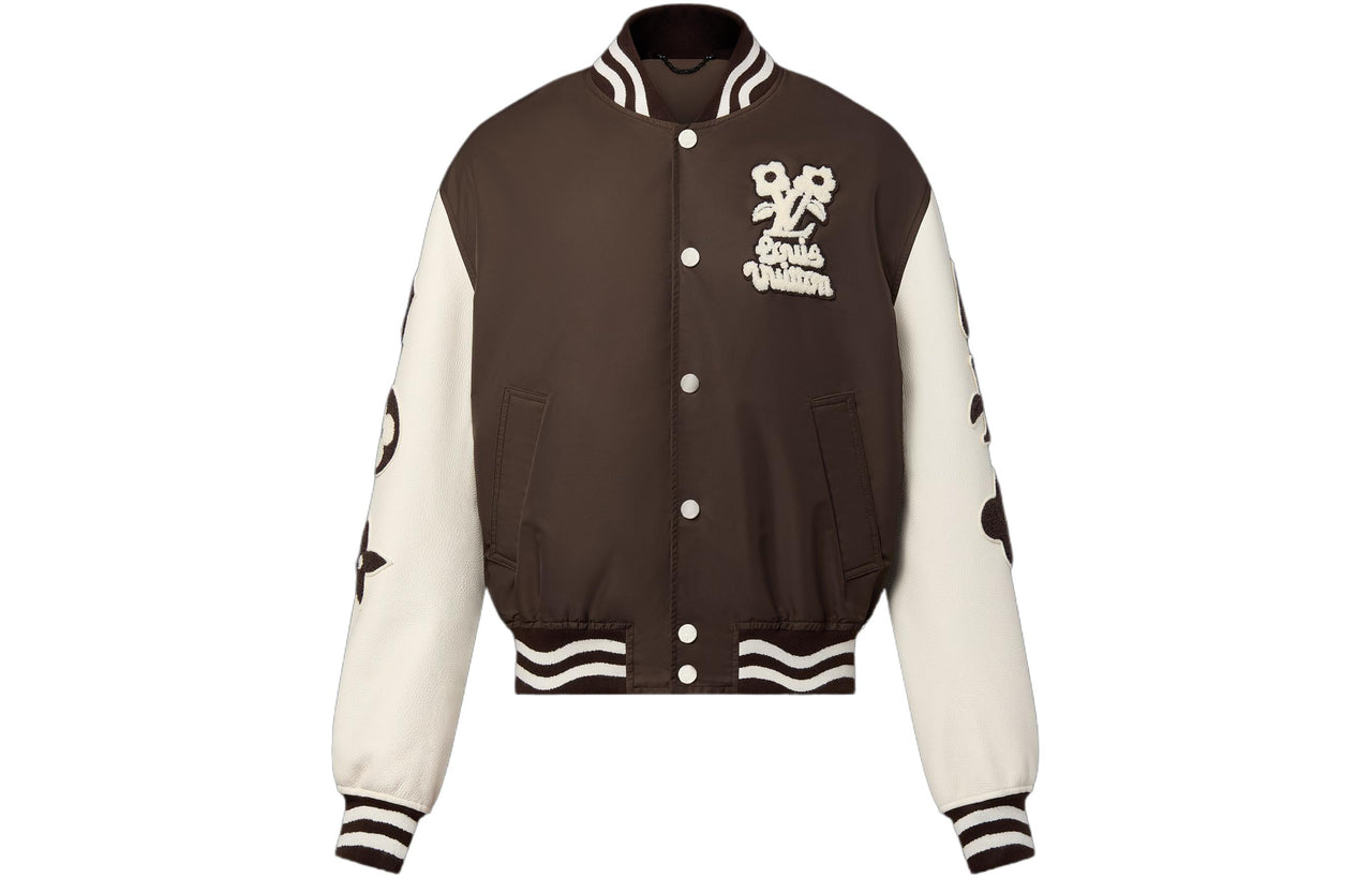 LOUIS VUITTON Embroidered Varsity Jacket