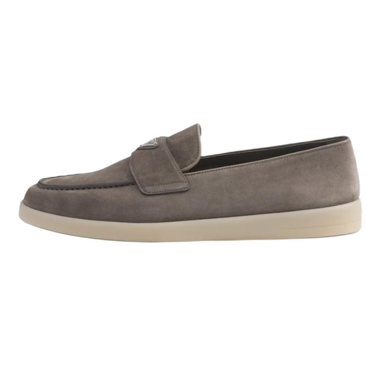 PRADA Loafers Men Lime Gray