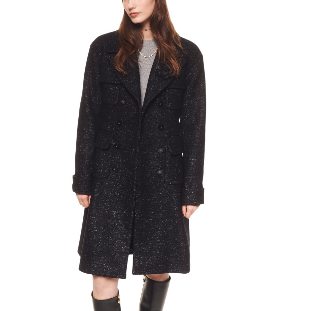 CHANEL 24 New Spring And Summer Arrivals Coats Women's Black
