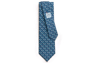 HERMES Ties Men Dark Blue