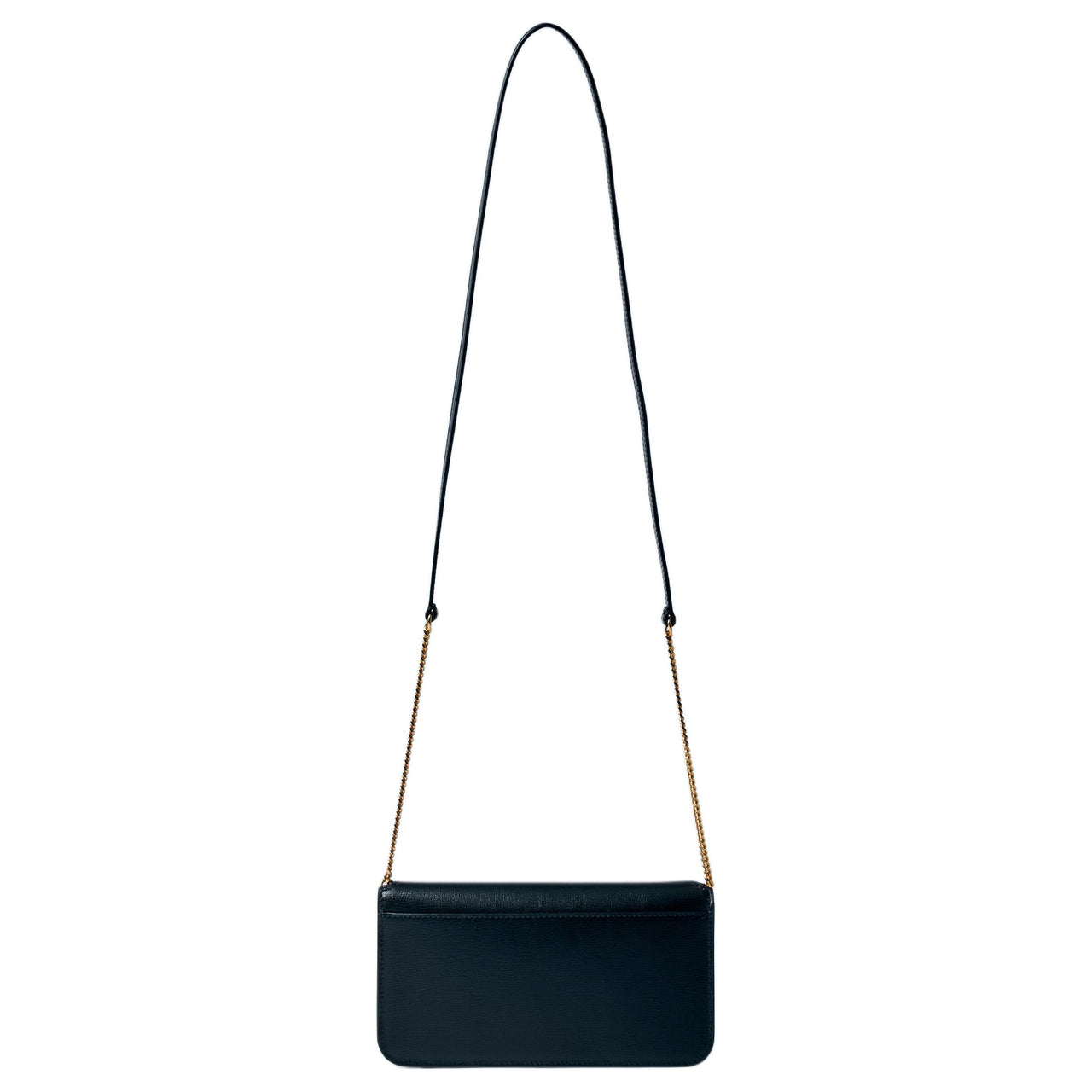 SAINT LAURENT CASSANDRE Leather Crossbody Bag, Shoulder Bag Women's Black
