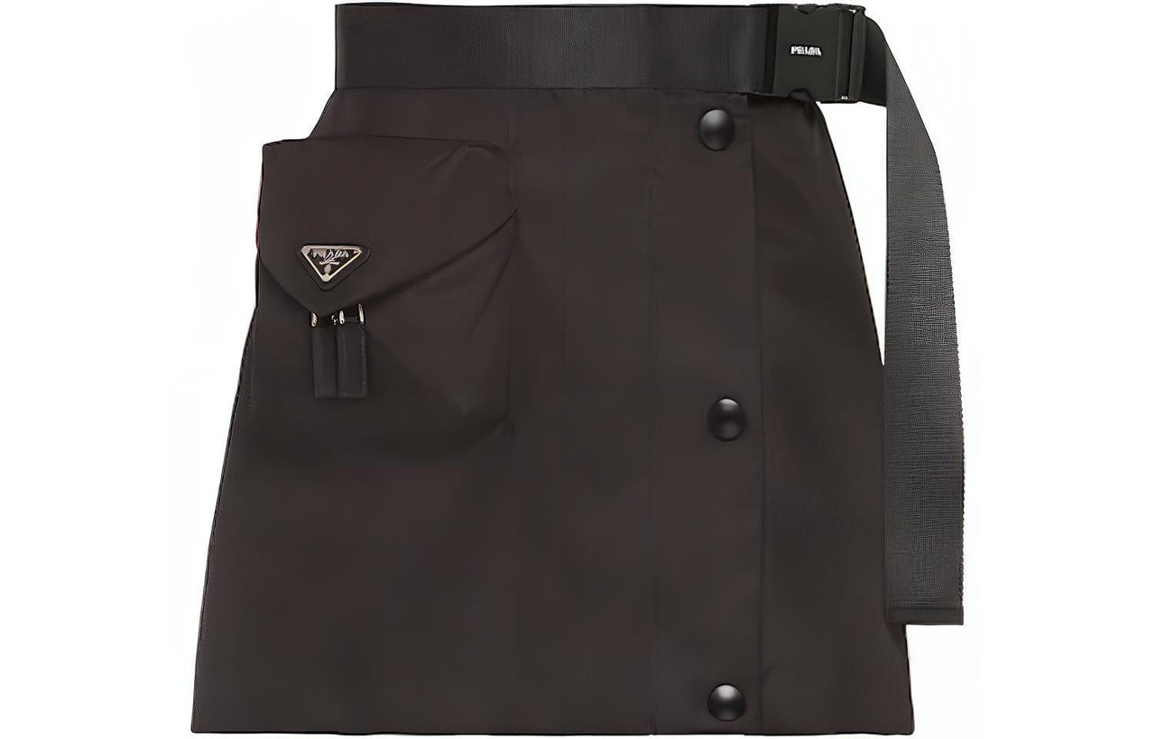 PRADA Casual Short Skirts Women's Black