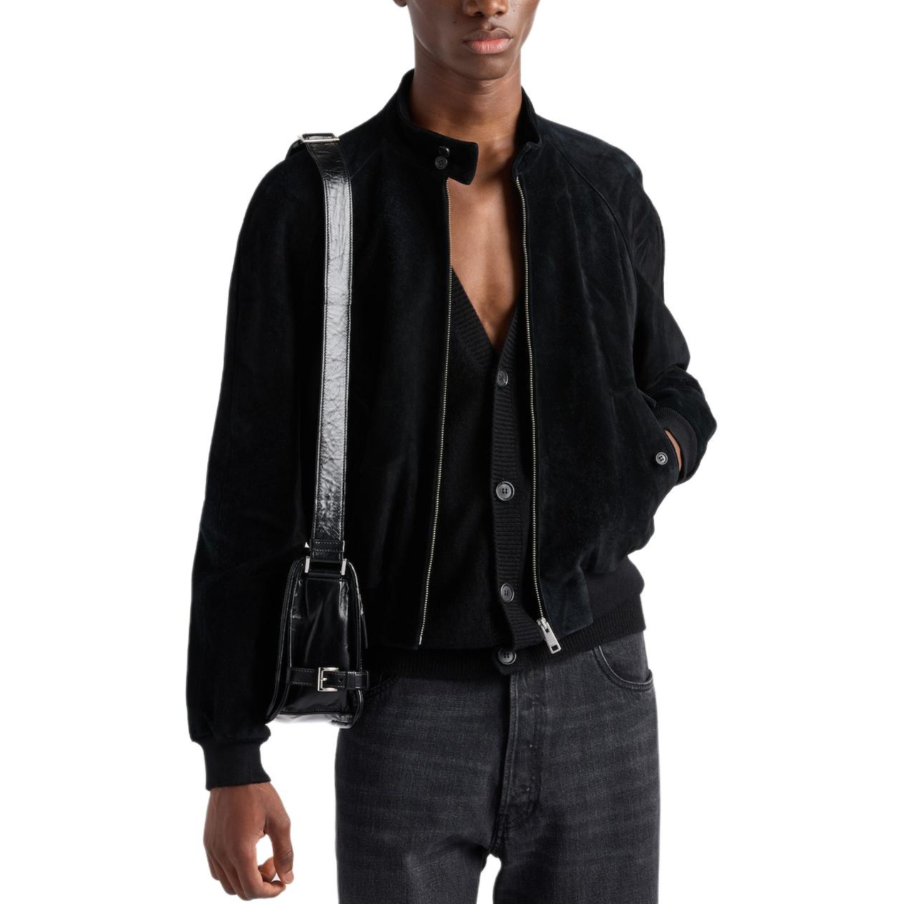 PRADA Zip Up Bomber Jacket