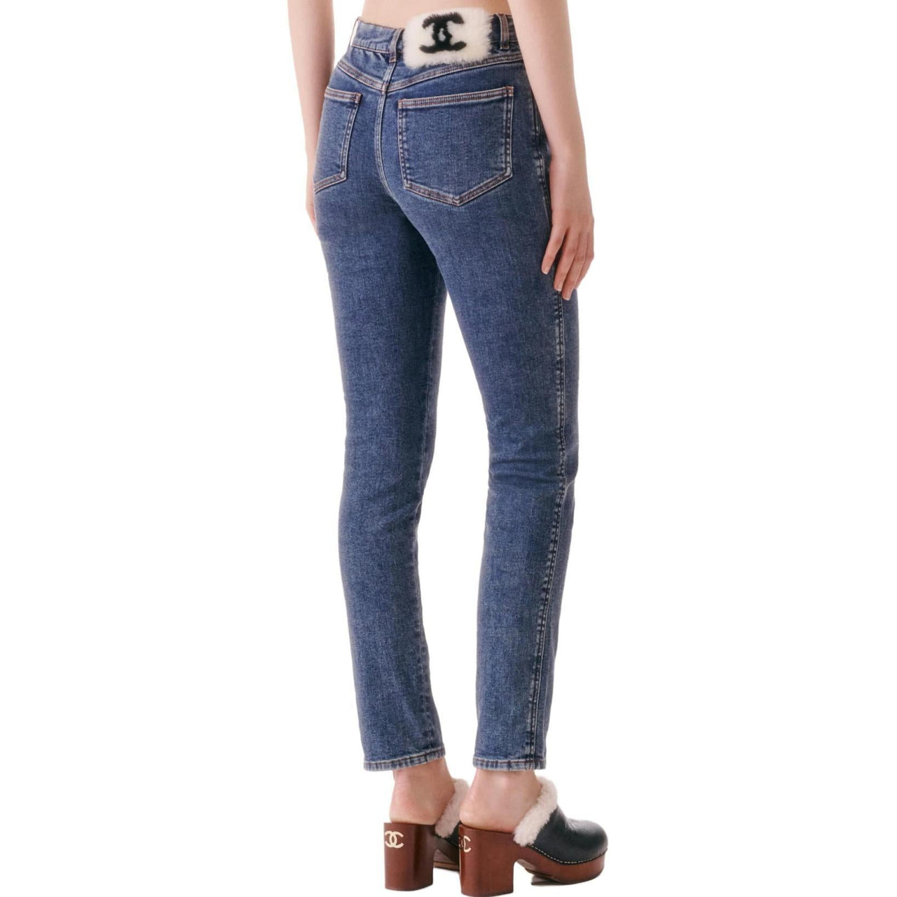 CHANEL Jeans Women's Blue