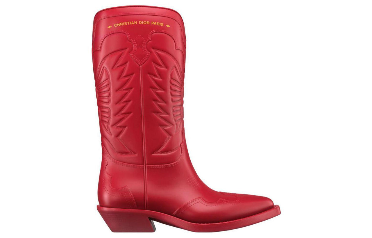 DIOR Ankle Boots 4.5cm Women's Red