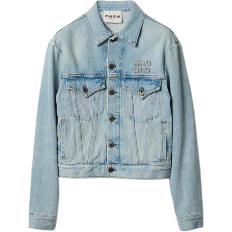 MIU MIU Button Up Denim Jacket