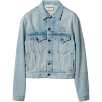 MIU MIU Button Up Denim Jacket