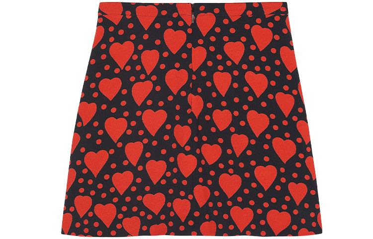 SAINT LAURENT Casual Short Skirts Women's Red