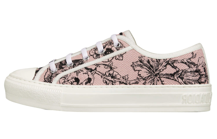 DIOR Walk'n'Dior Platform Shoes Stylish Skateboarding Shoes Women's Nude