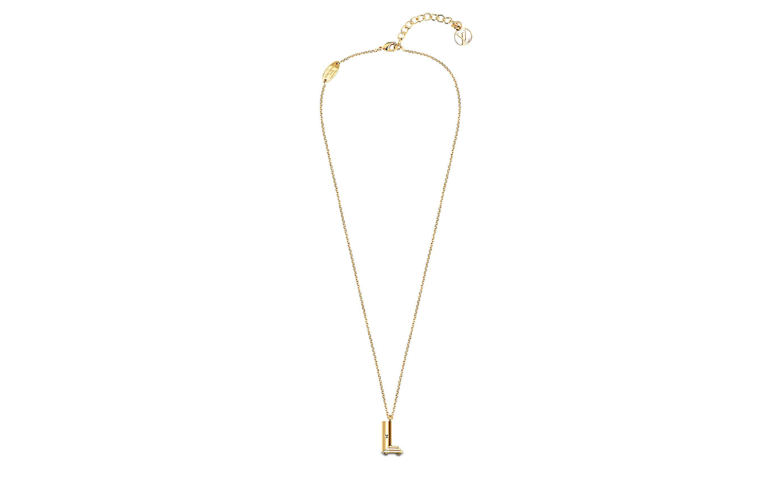 LOUIS VUITTON Brass Metal Necklaces Women's