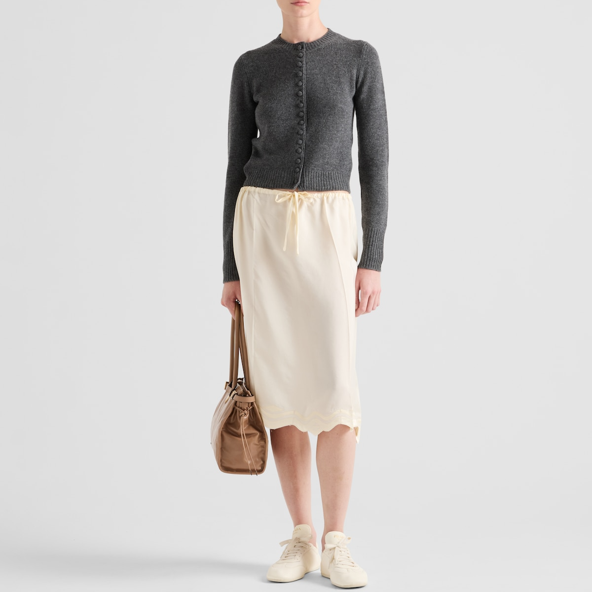 PRADA Buttoned Cashmere Cardigan