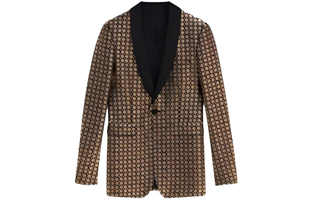 CELINE Business Suits Coats Men's Gold