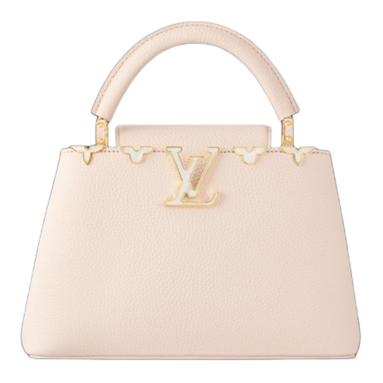 LOUIS VUITTON Capucines Taurillon Cow Leather Shoulder Bag Crossbody Bag Handbag Regular Women's Pink