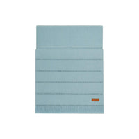 HERMES Cashmere Knit Scarves Unisex Sky Blue