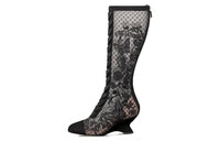DIOR Knee-high Boots 6.5cm Women's Black