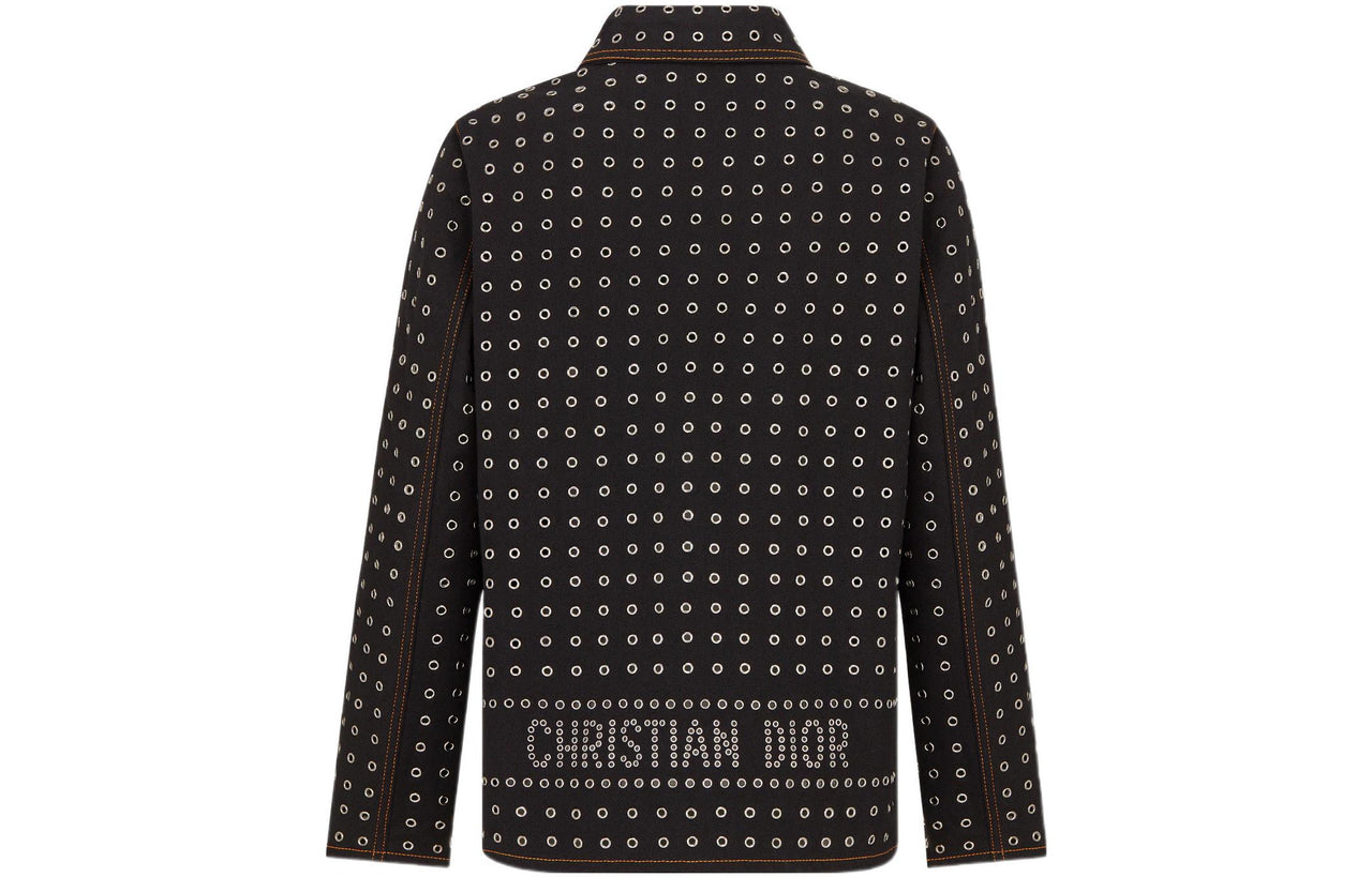 DIOR Quarterly New Products FW22 Denim Jacket Women's Black