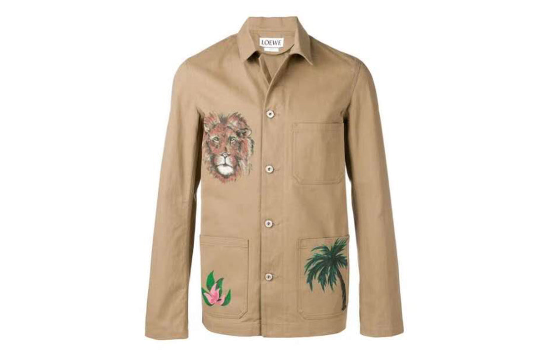 LOEWE Jackets Men Brown