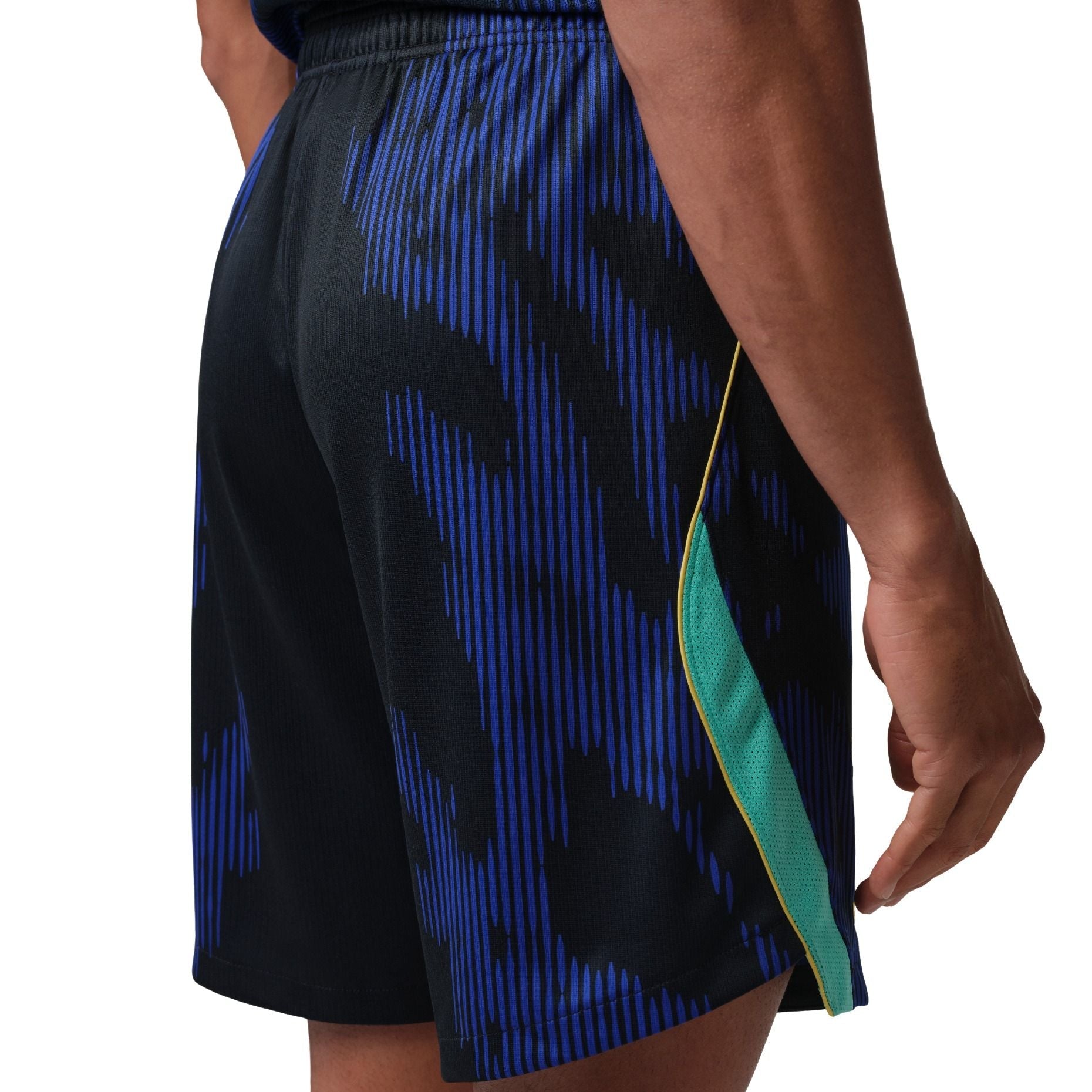 Air Jordan Brazil 2026 Stadium Away Dri-Fit Soccer Replica Shorts 'Royal Black' IU1073-417