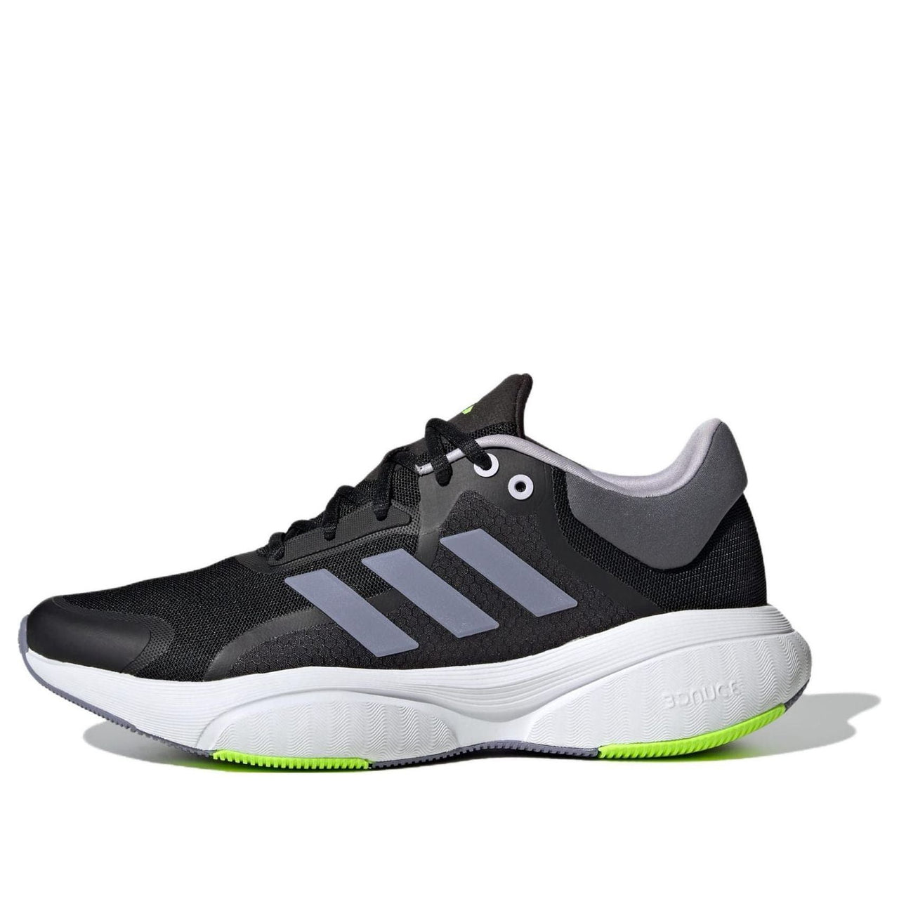 (WMNS) adidas Response 'Core Black Silver Violet Lucid Lemon' IG0332