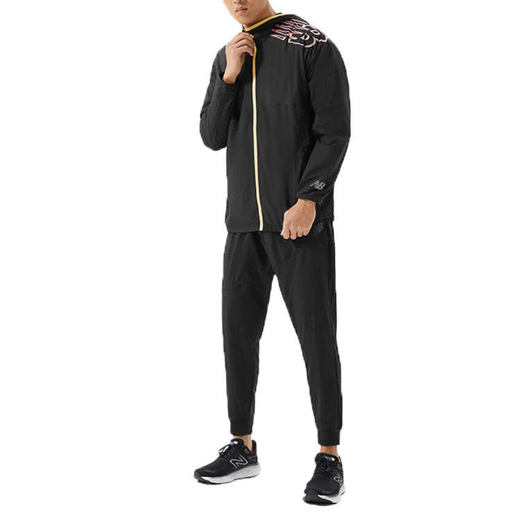 New Balance Fast Flight Woven Jacket Asia Sizing 'Black' MJ21247-BK