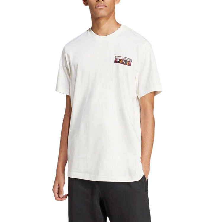 adidas 80s Premium Graphic T-shirt Asia Sizing 'White' JC6536