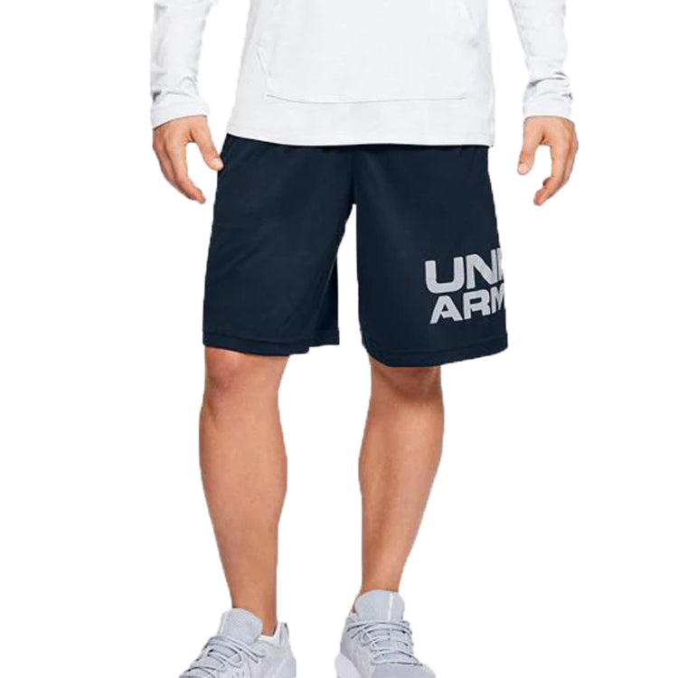 Under Armour Tech Wordmark Shorts 'Navy' 1351653-408