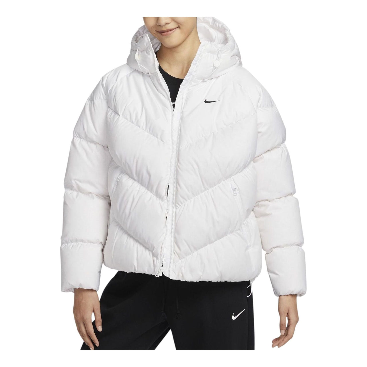 (WMNS) Nike Sportswear Storm-FIT Windpuffer 'White Black' HF7871-100