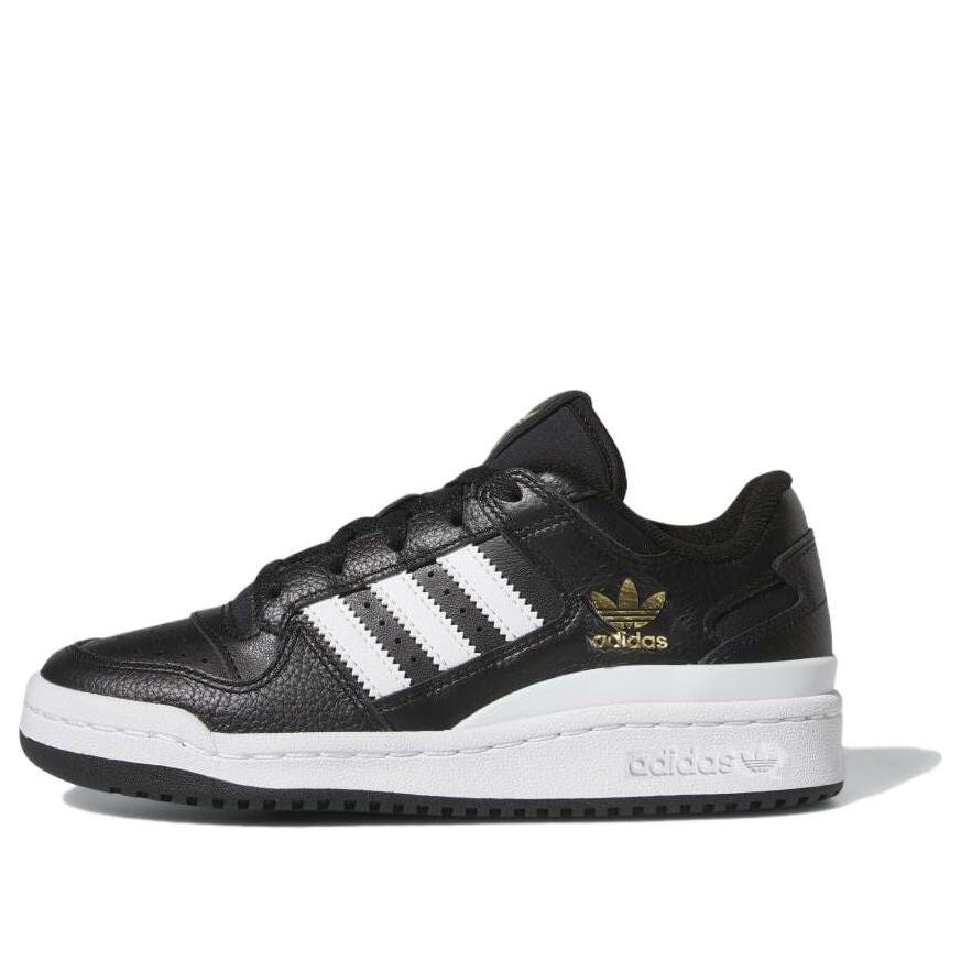 (GS) adidas Forum Low 'Black White Gold' IG0692