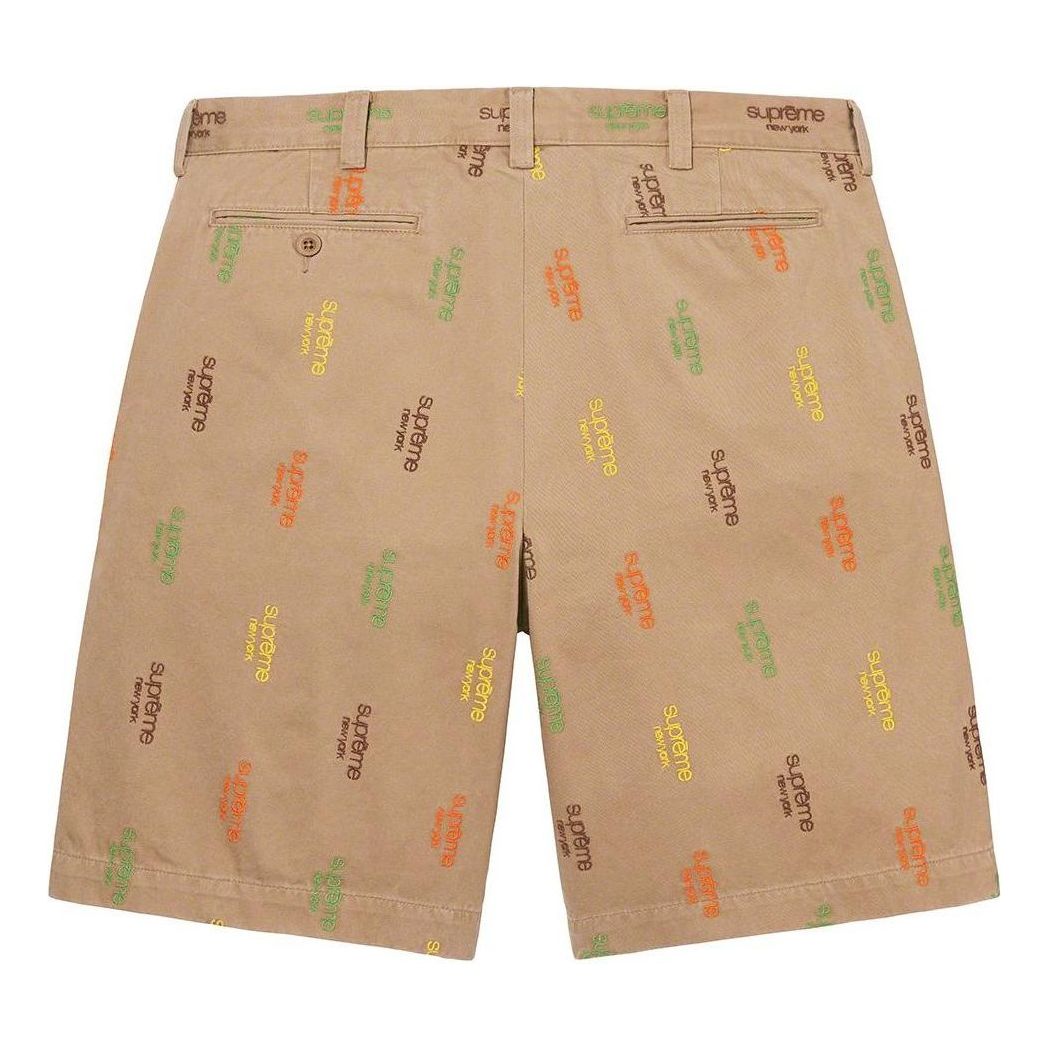 Supreme Classic Logo Chino Shorts 'Tan' SUP-SS23-198