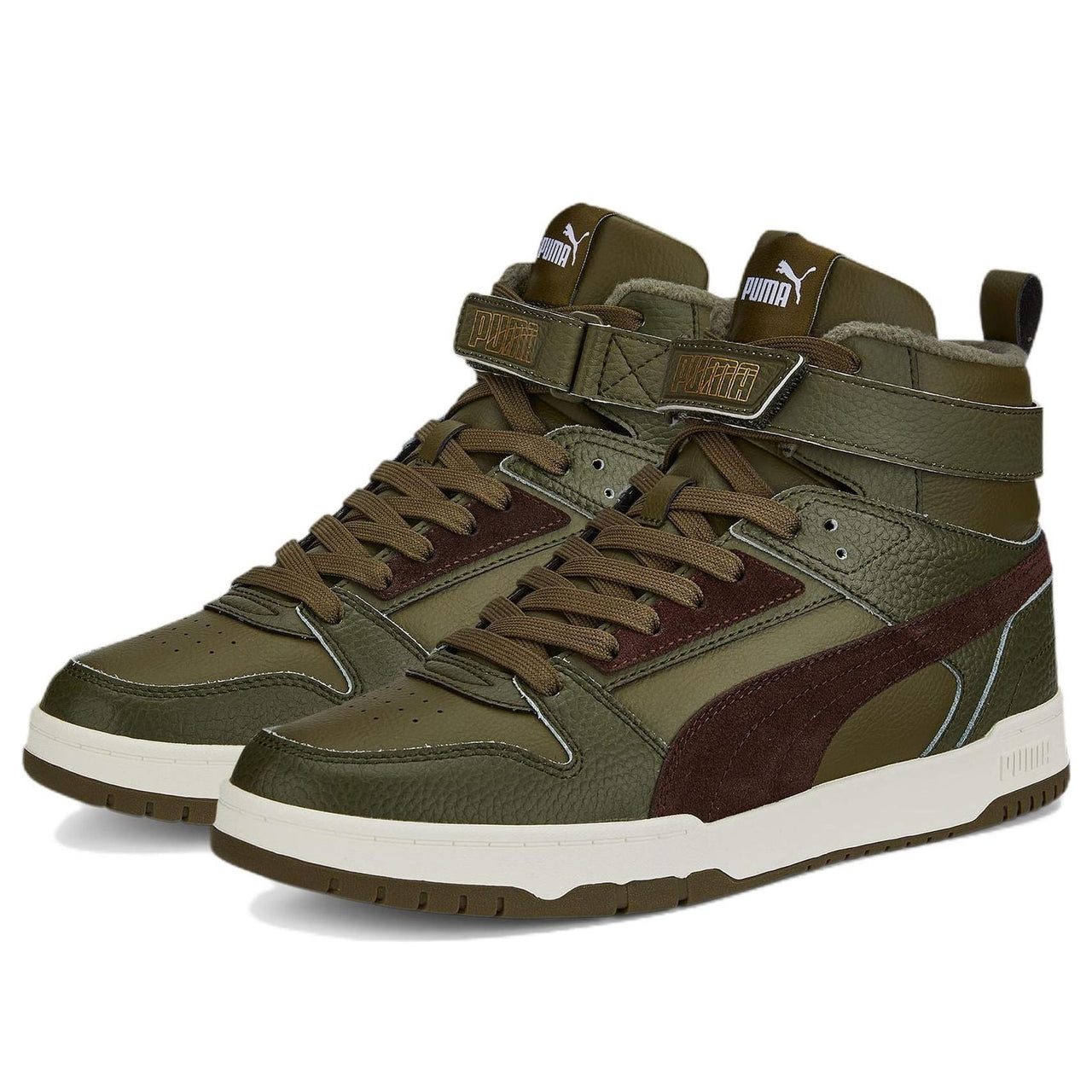 PUMA RBD Game High 'Olive Green Burgundy' 387604-01