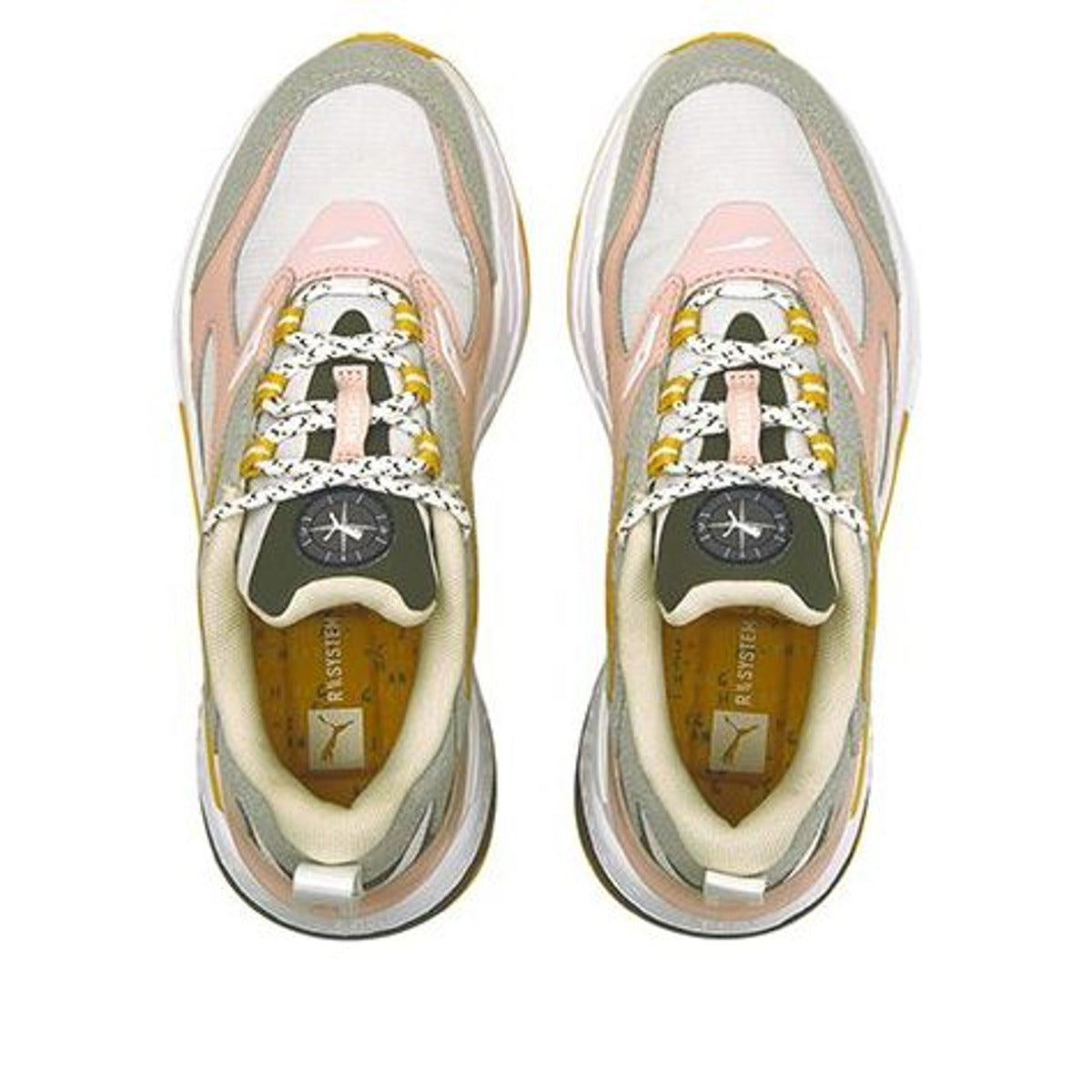 PUMA Time4Change RS-Fast 'Olive Green White Yellow' 381435-02