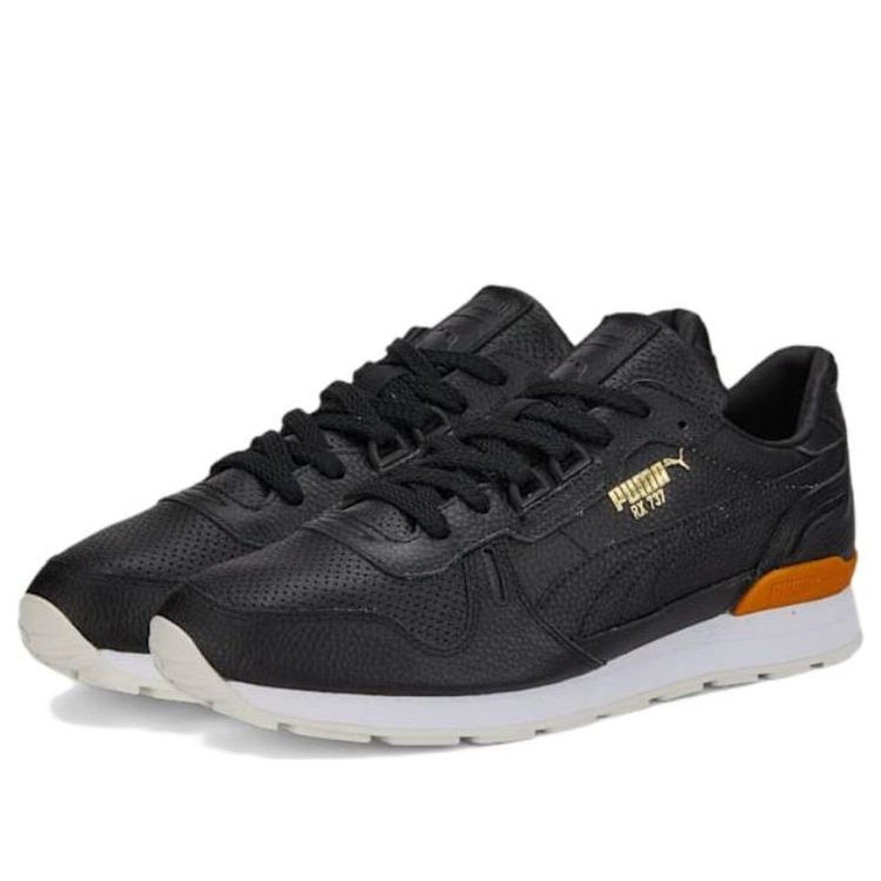 PUMA Rx 737 Premium Lace Up 'Black White Orange' 387256-02