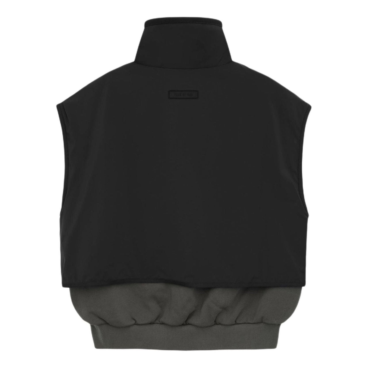 Fear of God Essentials SS24 Nylon Fleece Mockneck Vest 'Ink Jet Black' 202SP244290F