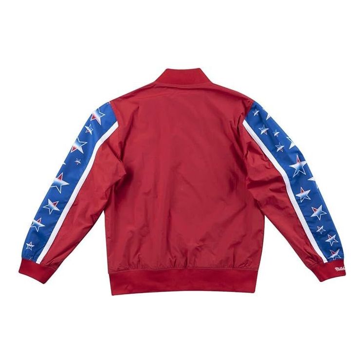 Mitchell & Ness x NBA Philadelphia 76ers Hook Warm Up Jacket 'Red' WUJKMG18067-P76SCAR