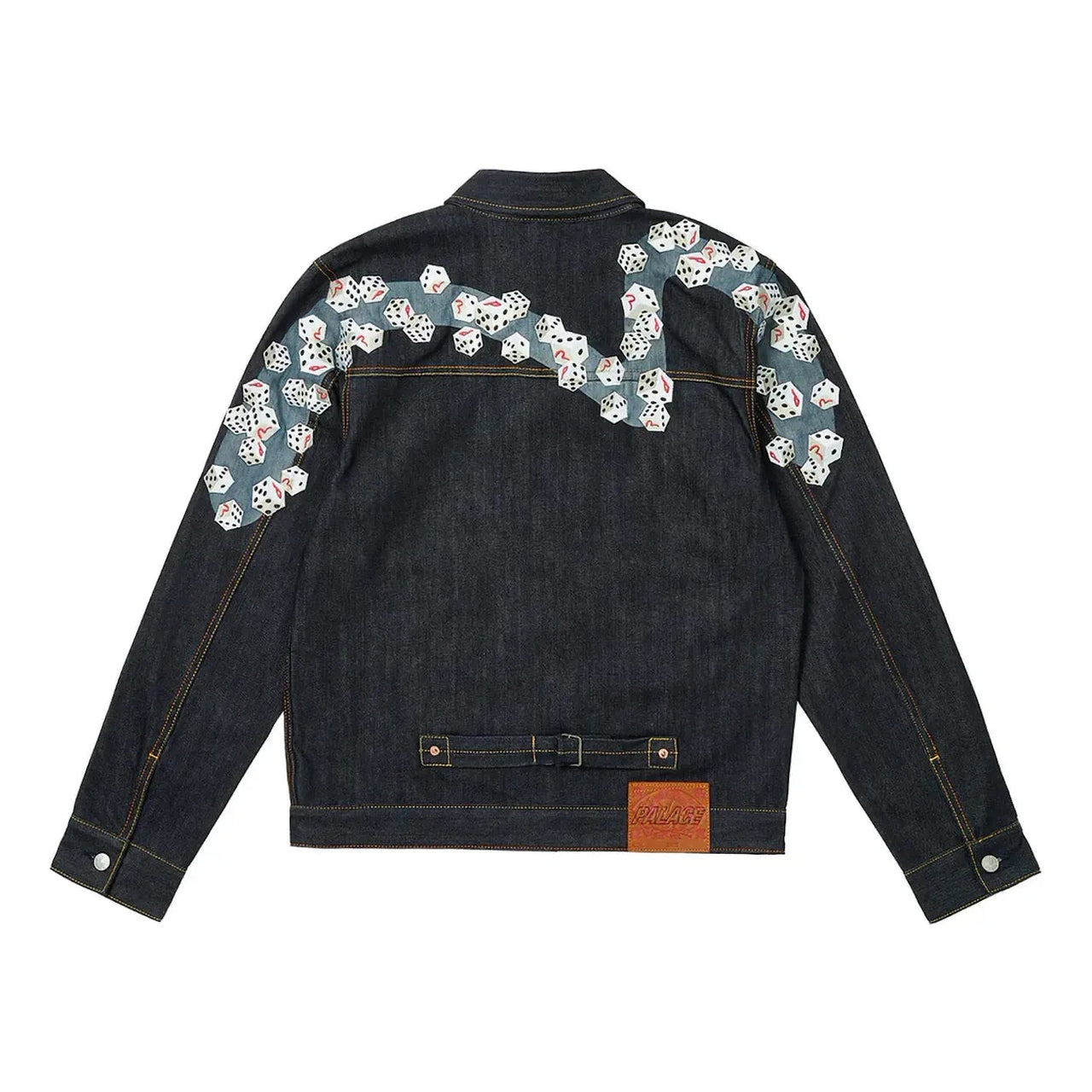 Palace x Evisu Dice Denim Jacket 'Raw' 2ESPAM4DJ1147XXDNINDX
