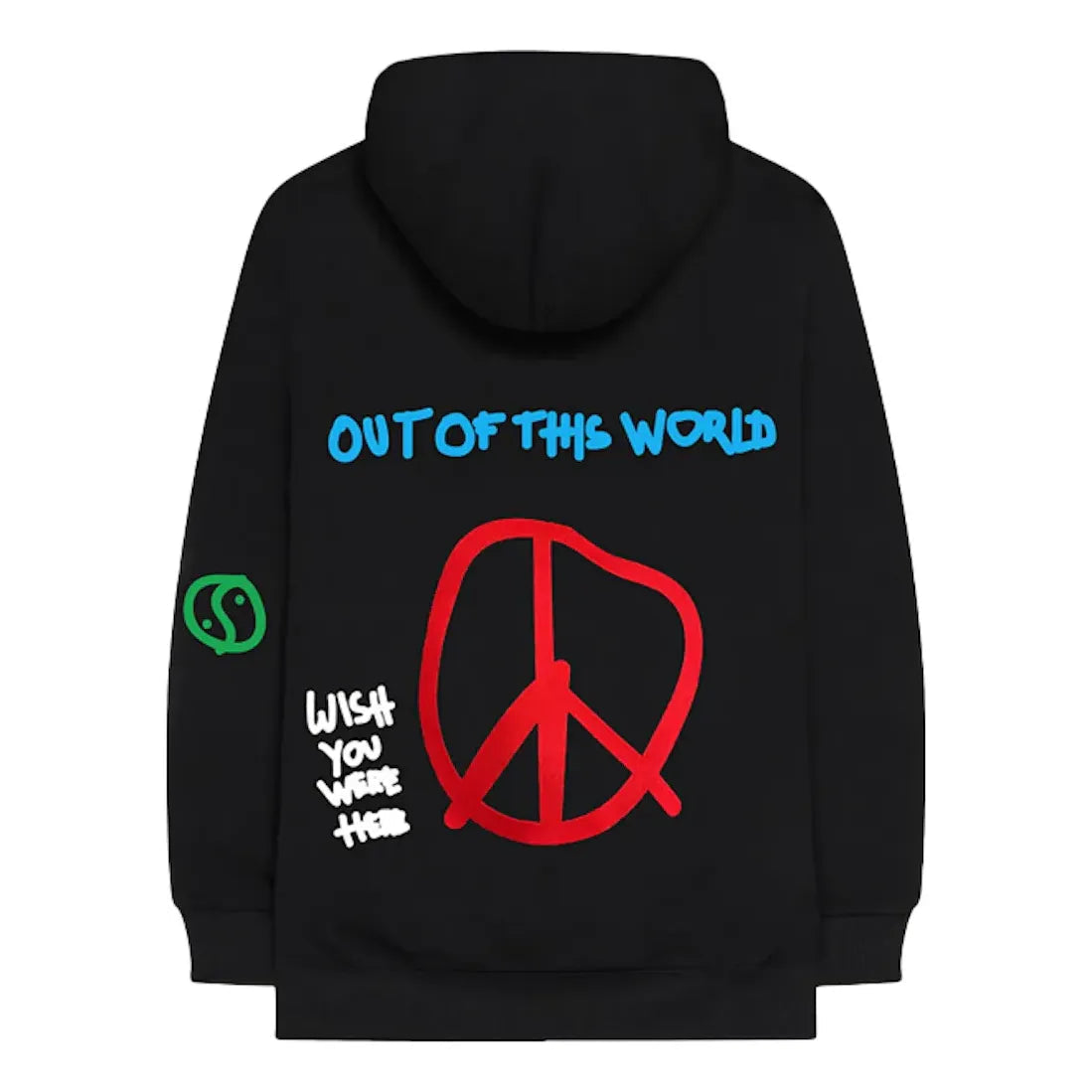 Travis Scott Astroworld World Peace Hoodie 'Black' 83665-107