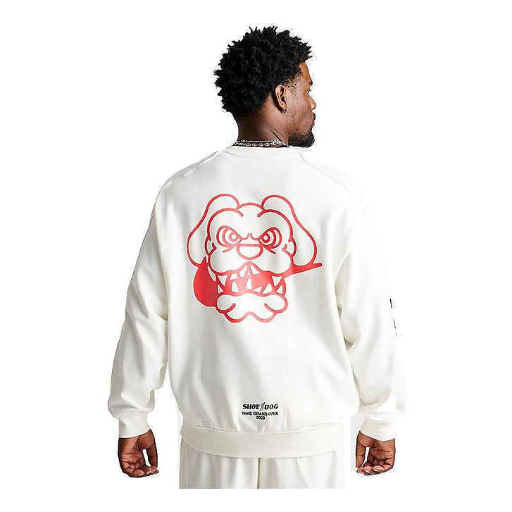 Nike Sportswear Shoe Dog Graphic Fleece Crewneck Sweatshirt 'White' FB7260-133