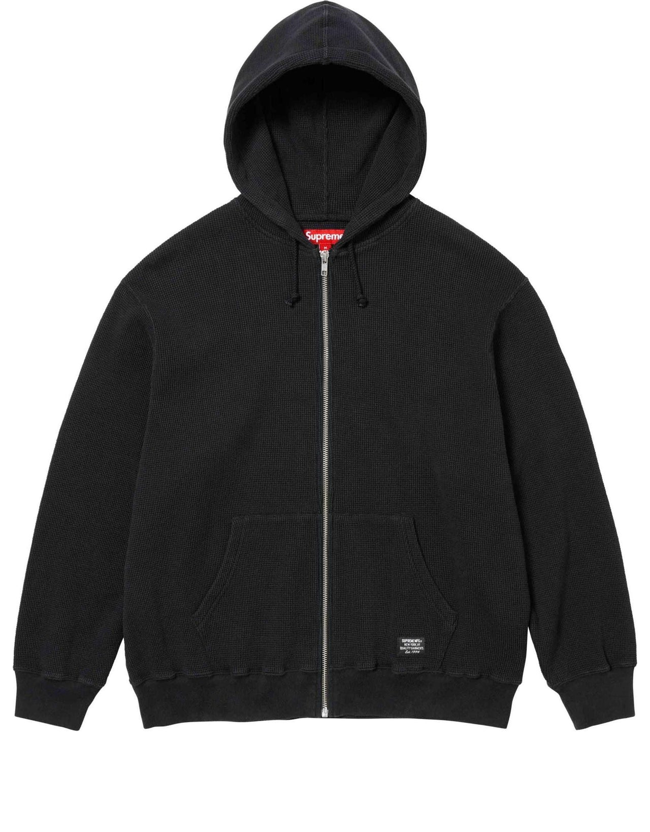 Supreme Supreme Hooded Zip Up Thermal 'Black' SUP-SS24-096