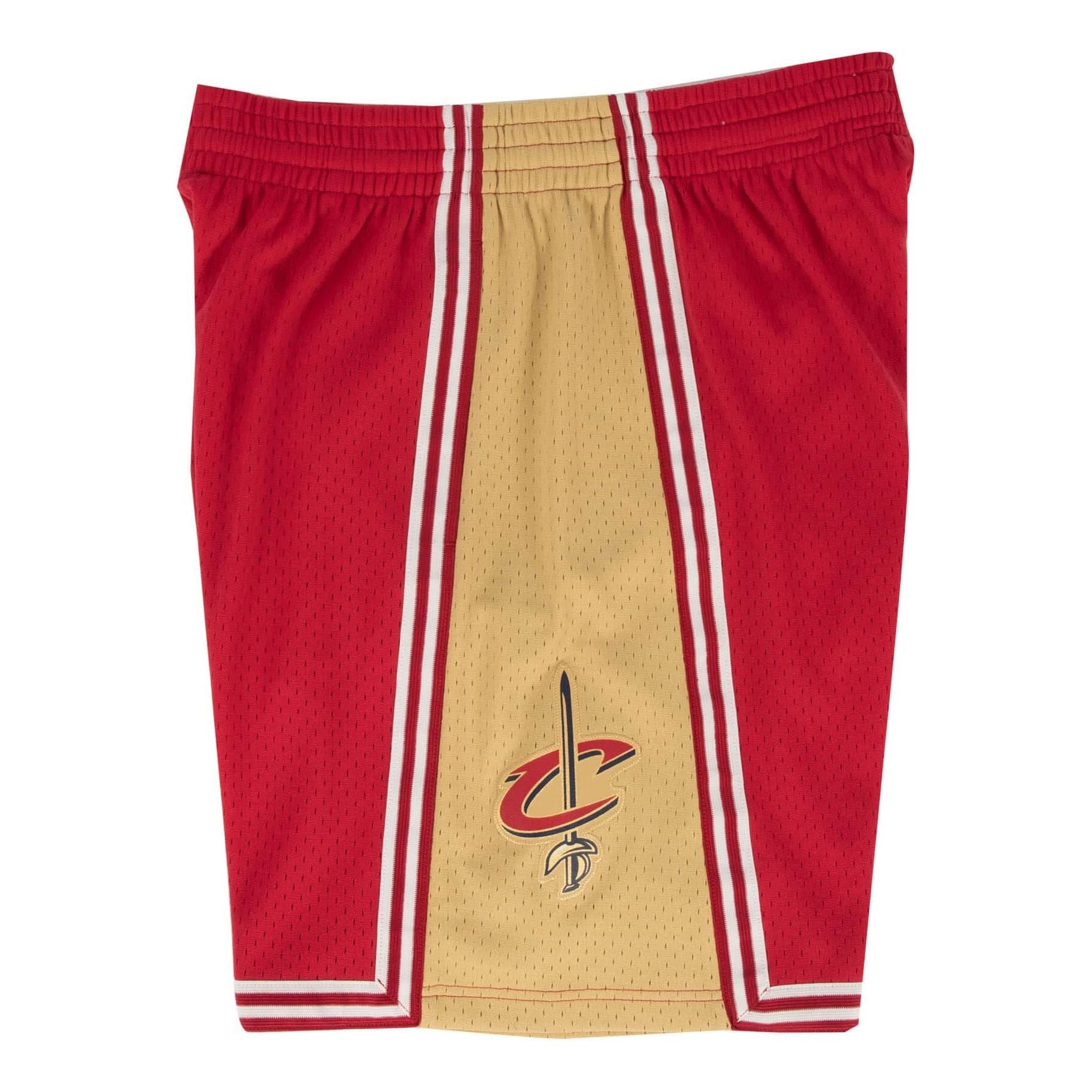 Mitchell & Ness x NBA Cleveland Cavaliers Road 2003-04 Swingman Shorts 'Red Gold' SMSHGS18226-CCADKRD03