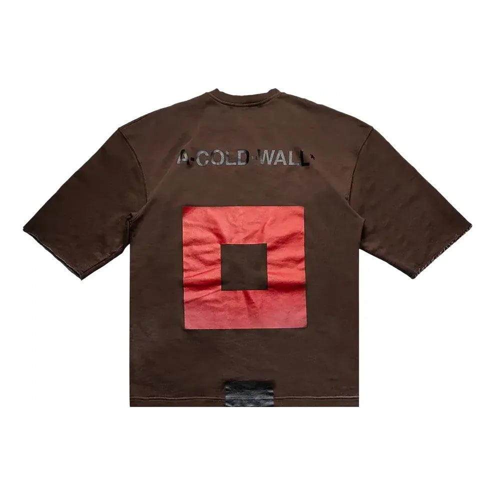 A-COLD-WALL* No Display Oversized T-shirt 'Brown' ACWMW105-BROWN