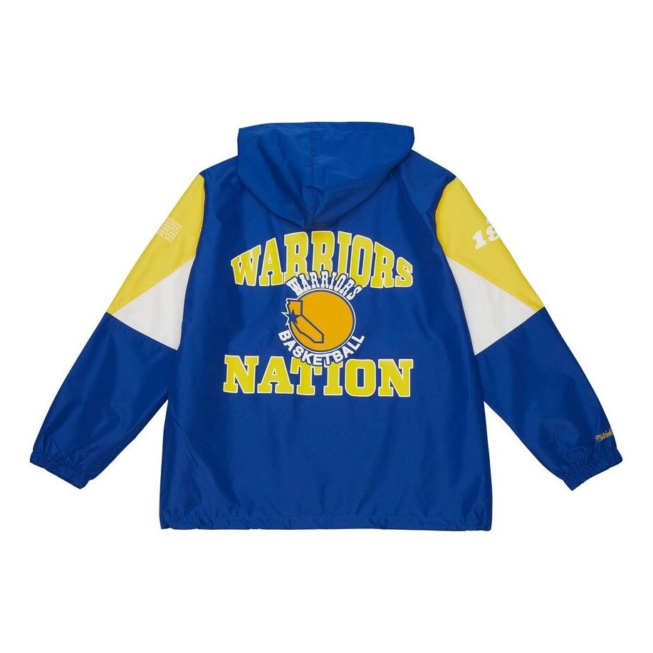 Mitchell & Ness x NBA Team Origins Anorak Quarter-Zip Pullover Hoodie 'Royal Golden State Warriors' OJPO5033-GSWYYPPPROYA