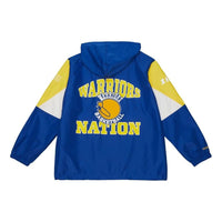 Mitchell & Ness x NBA Team Origins Anorak Quarter-Zip Pullover Hoodie 'Royal Golden State Warriors' OJPO5033-GSWYYPPPROYA